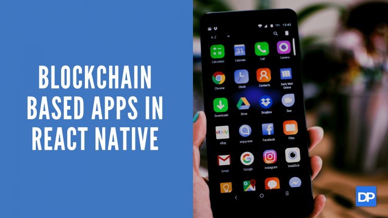 Blockchain based apps in react native