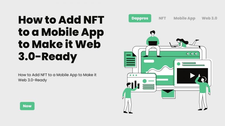 add nft to a mobile app